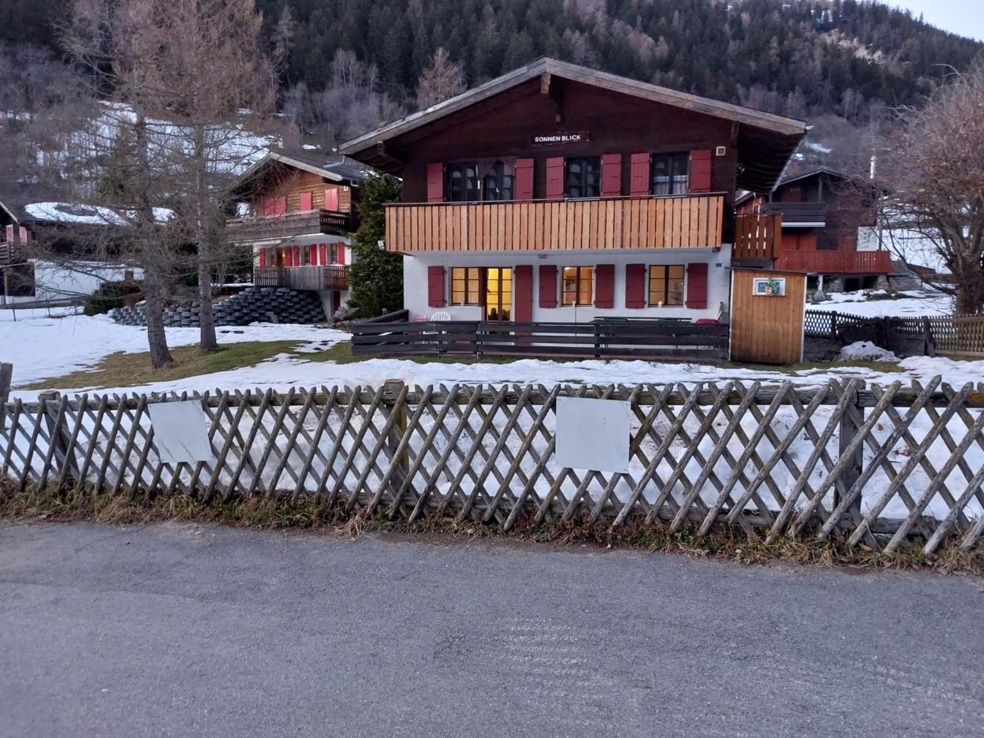 Chalet Sonnenblick Apartment Fiesch Exterior photo